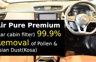 Air Pure Premium: 99.9% removal of Pollen & Asian Dust